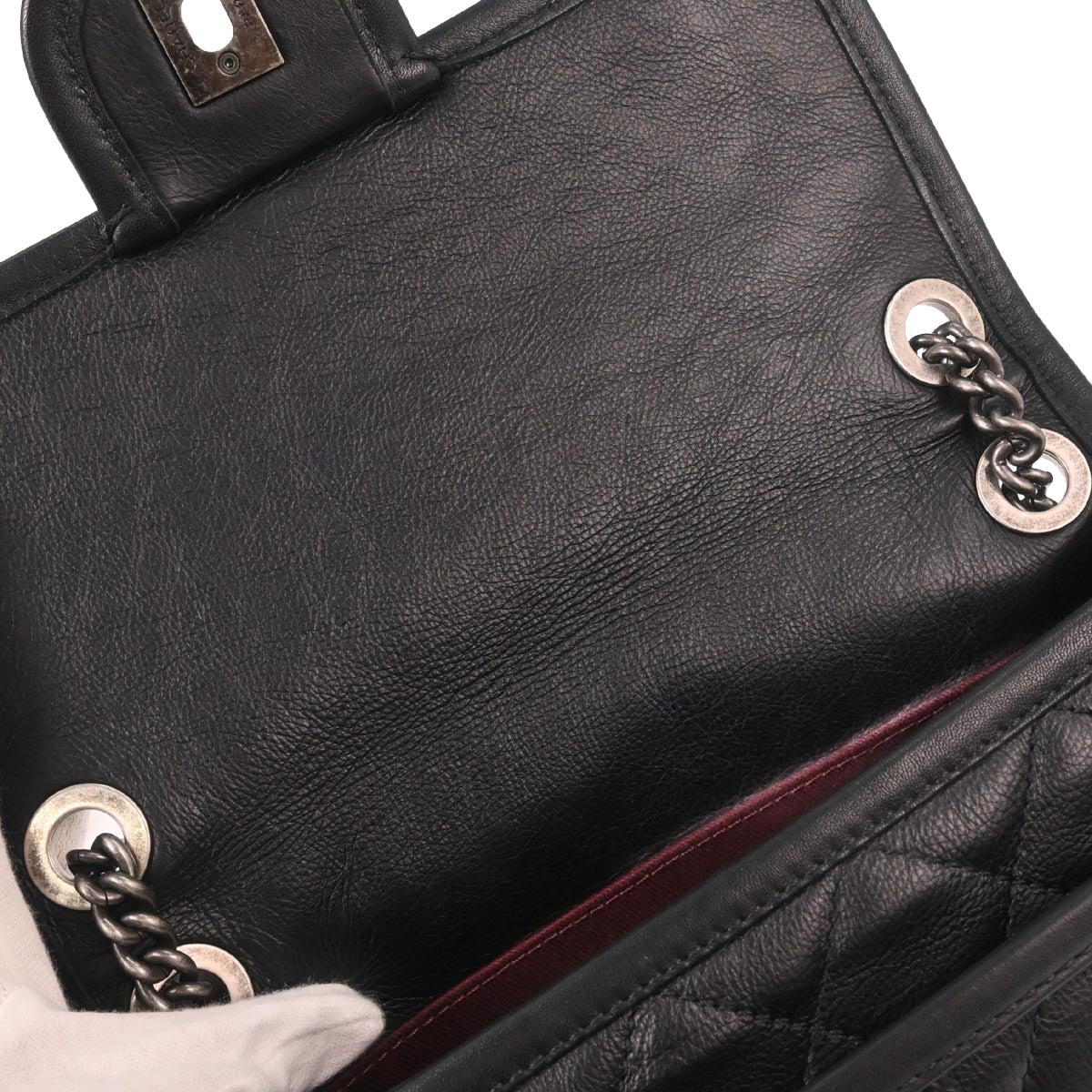 Chanel 2014-2015 Black Calfskin French Riviera Shoulder Bag
