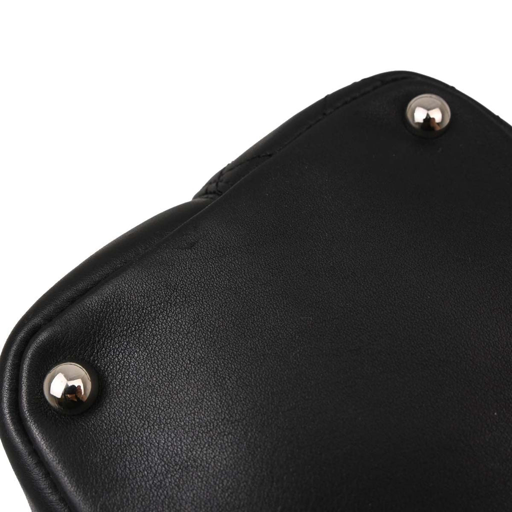 Chanel Black Calfskin Cambon Ligne Tote Handbag