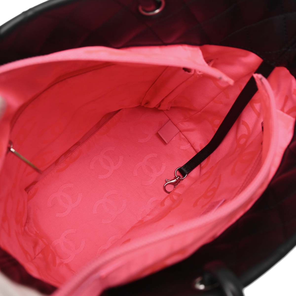 Chanel Black Calfskin Cambon Ligne Tote Handbag