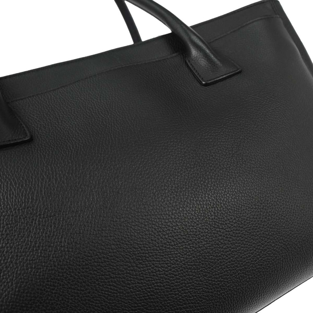 Chanel 2013-2014 Black Calfskin Executive Cerf 2way Shoulder Tote Bag