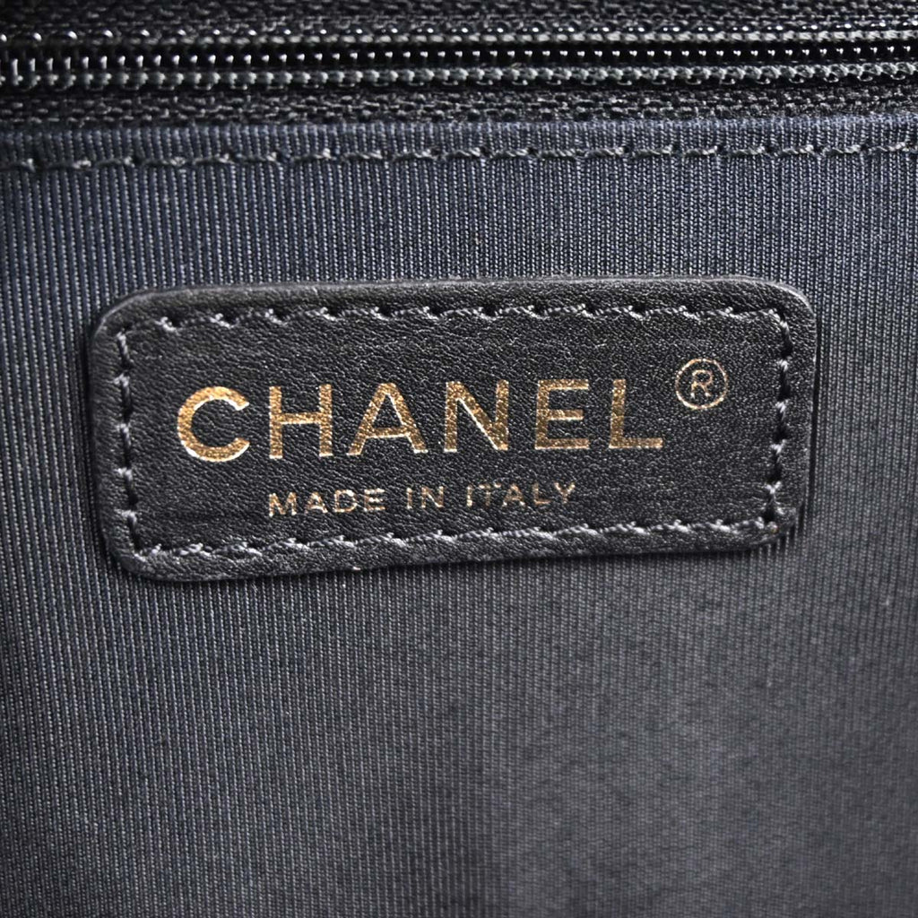 Chanel 2013-2014 Black Calfskin Executive Cerf 2way Shoulder Tote Bag