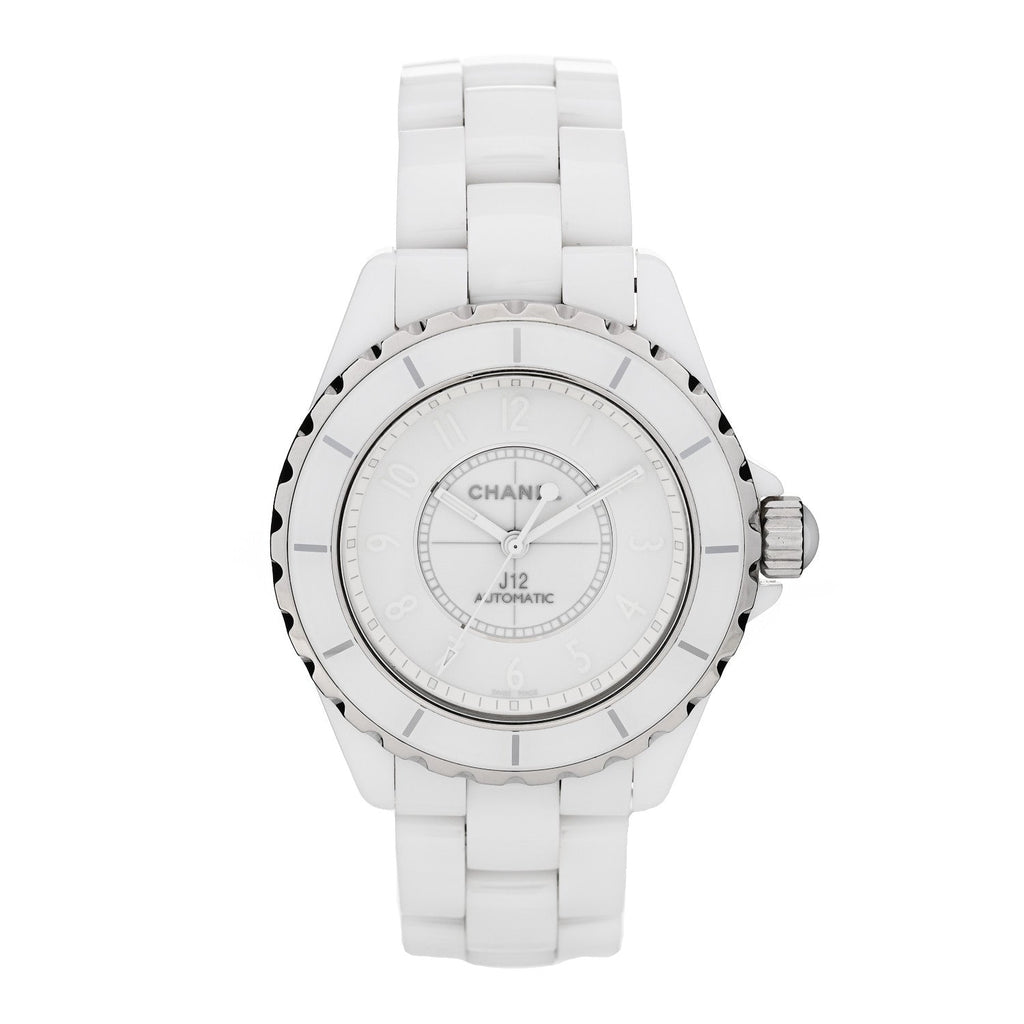 Chanel Stainless Steel Ceramic 38mm J12 Phantom Automatic Watch White