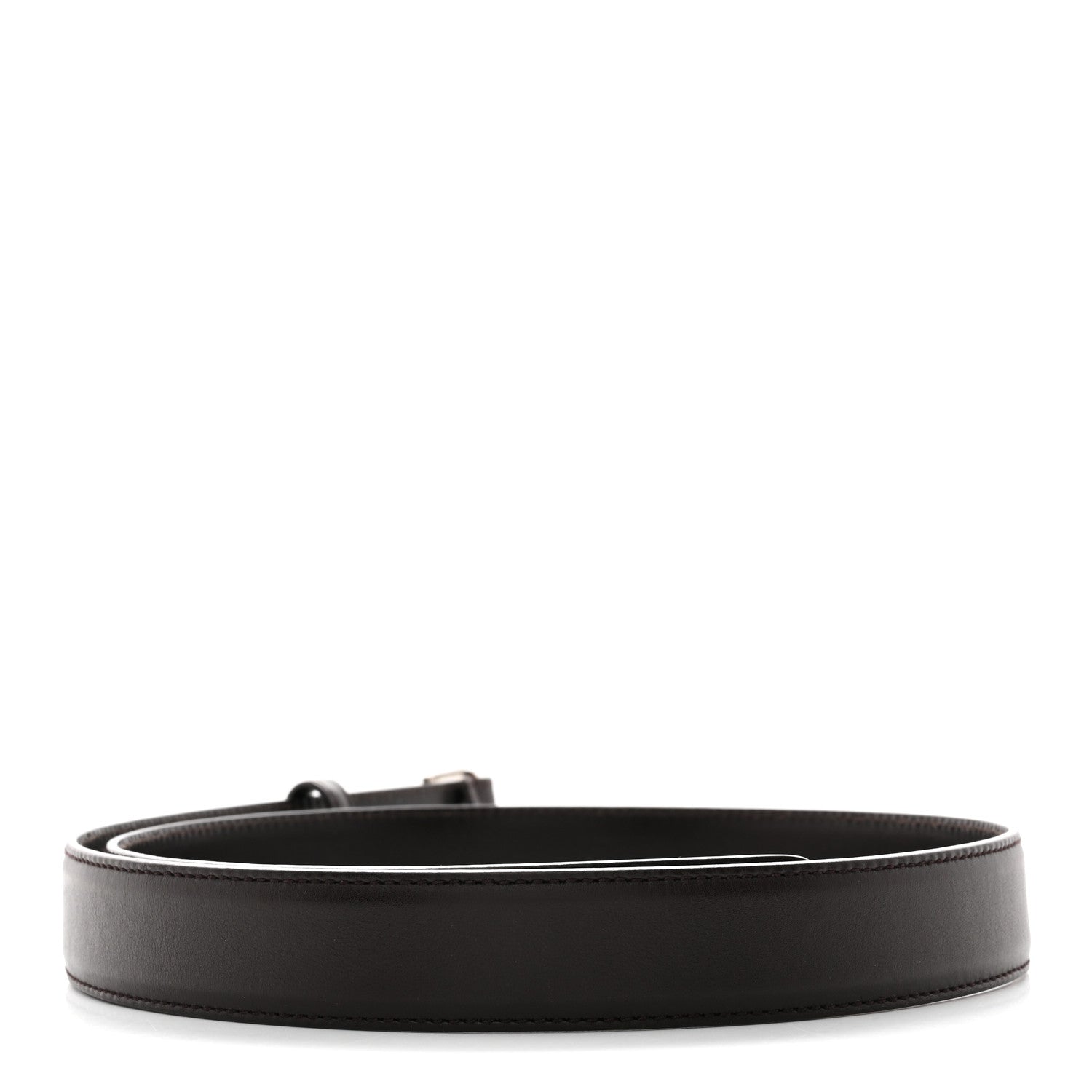 Gucci Calfskin Square Buckle Horsebit Belt 90 36 Brown Multicolor