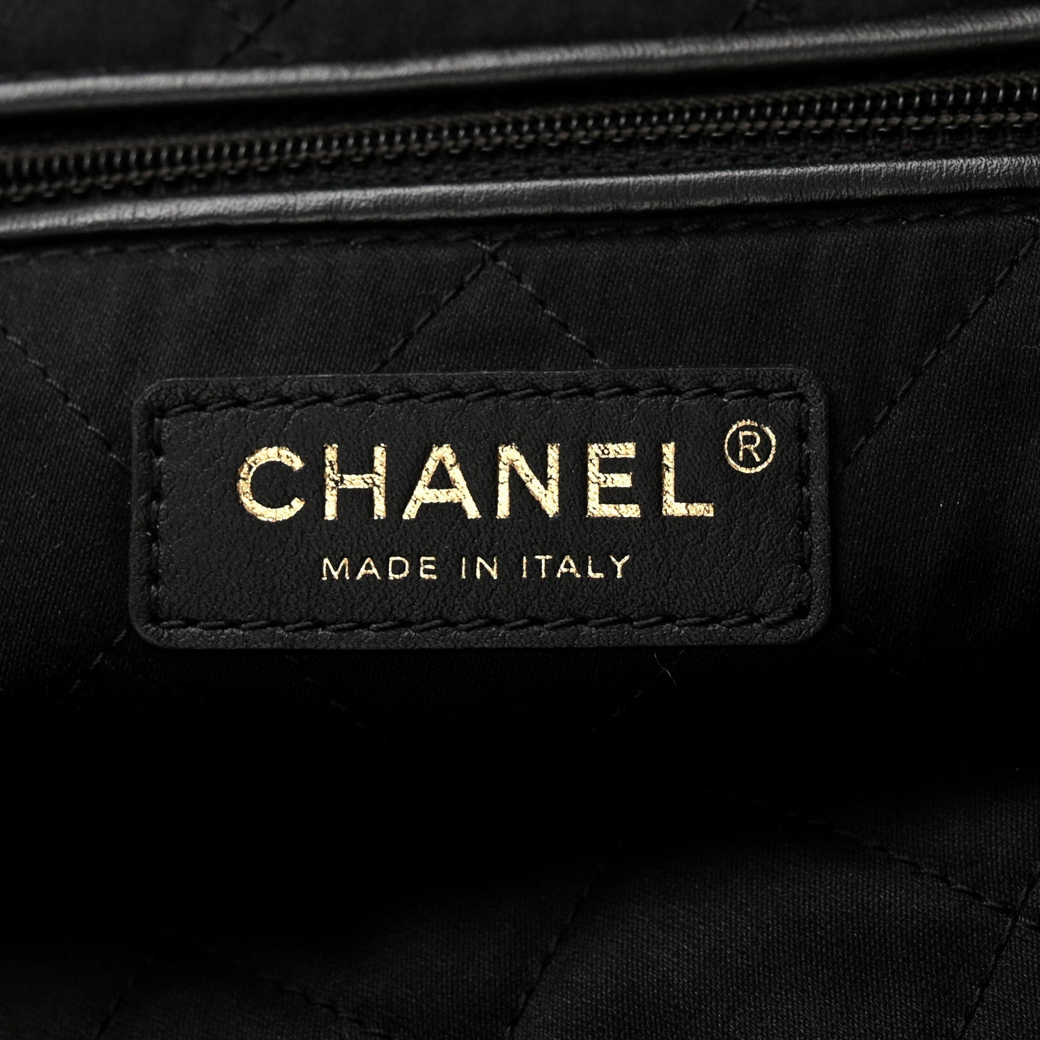 Chanel Crumpled Calfskin Quilted Chanel 22 Black