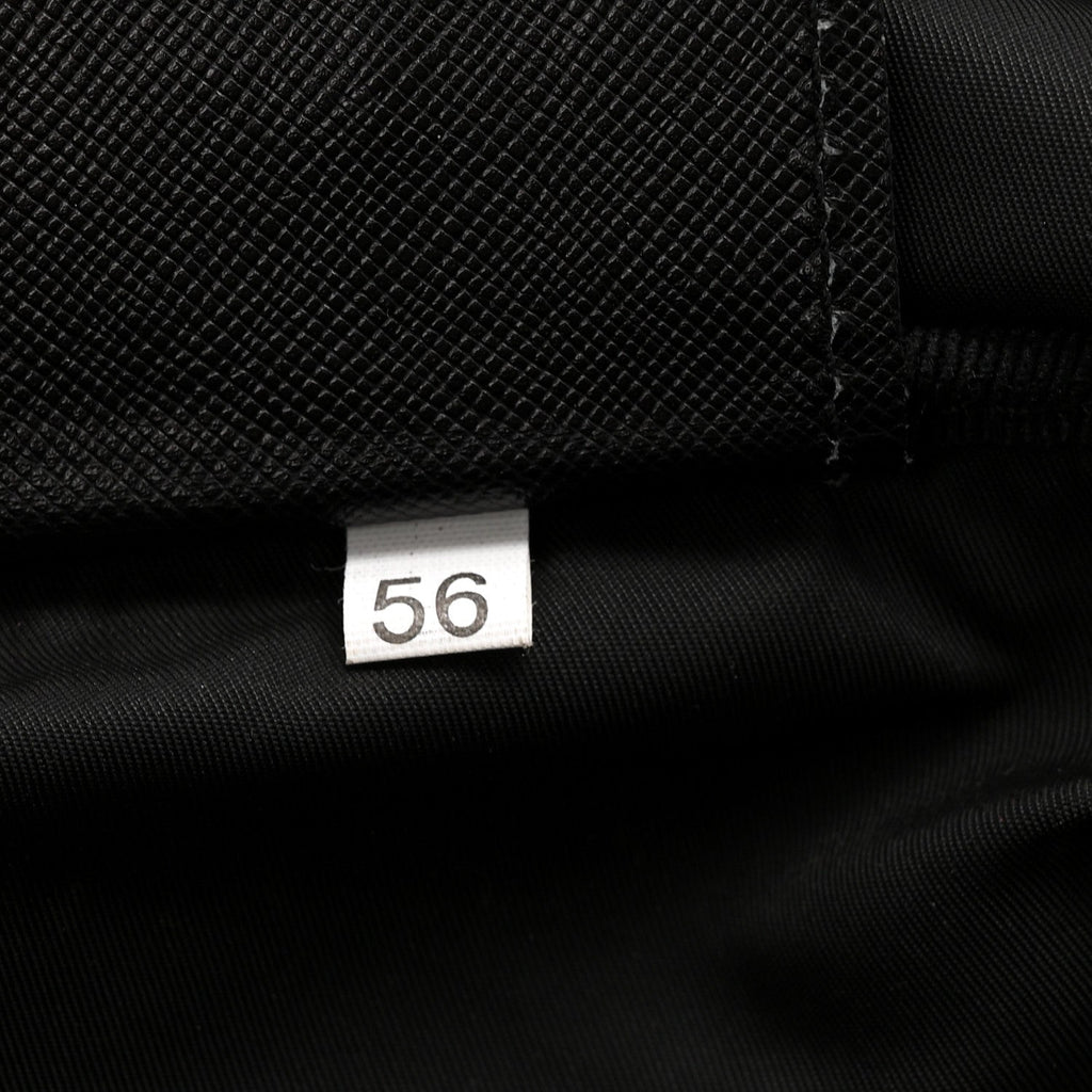 Prada Tessuto Nylon Saffiano Viaggio Duffle Black