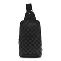 Louis Vuitton Damier Graphite Avenue Sling Bag Onyx Silver
