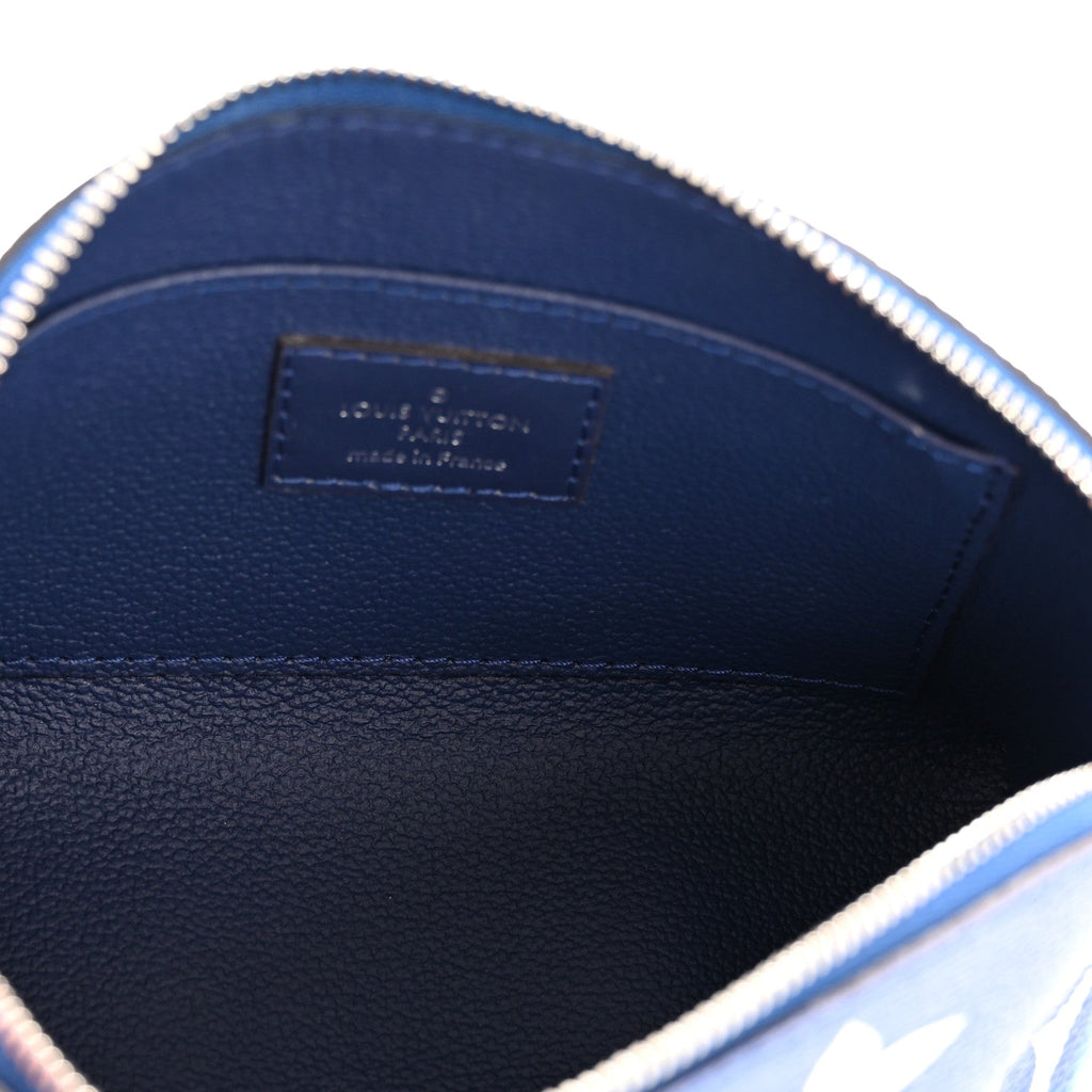 Louis Vuitton Monogram Giant Escale Cosmetic Pouch Blue