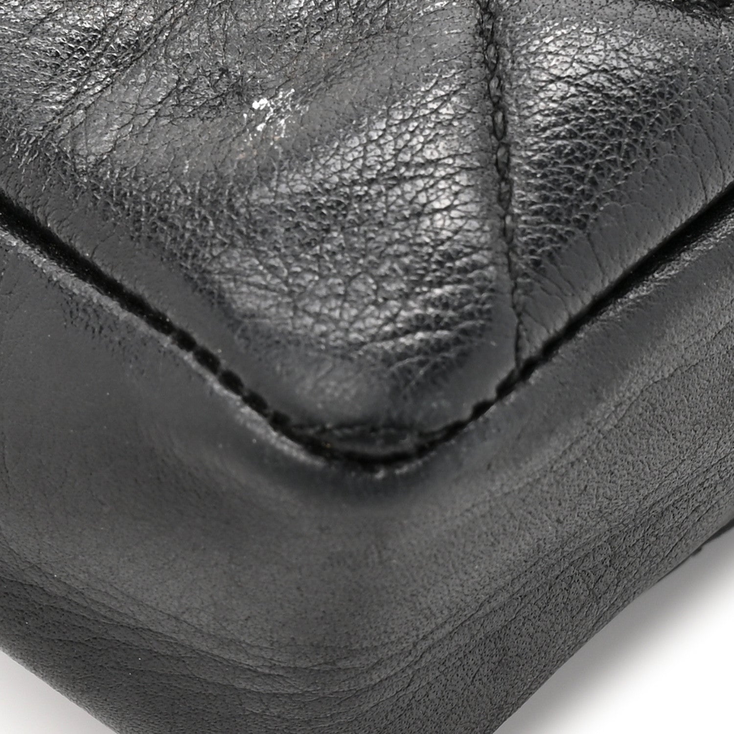 Lambskin Quilted Flap Waist Belt Bag 75 30 Black