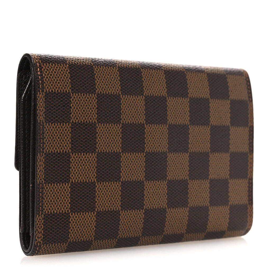 Louis Vuitton Damier Ebene Porte Tresor Etui Papier Wallet