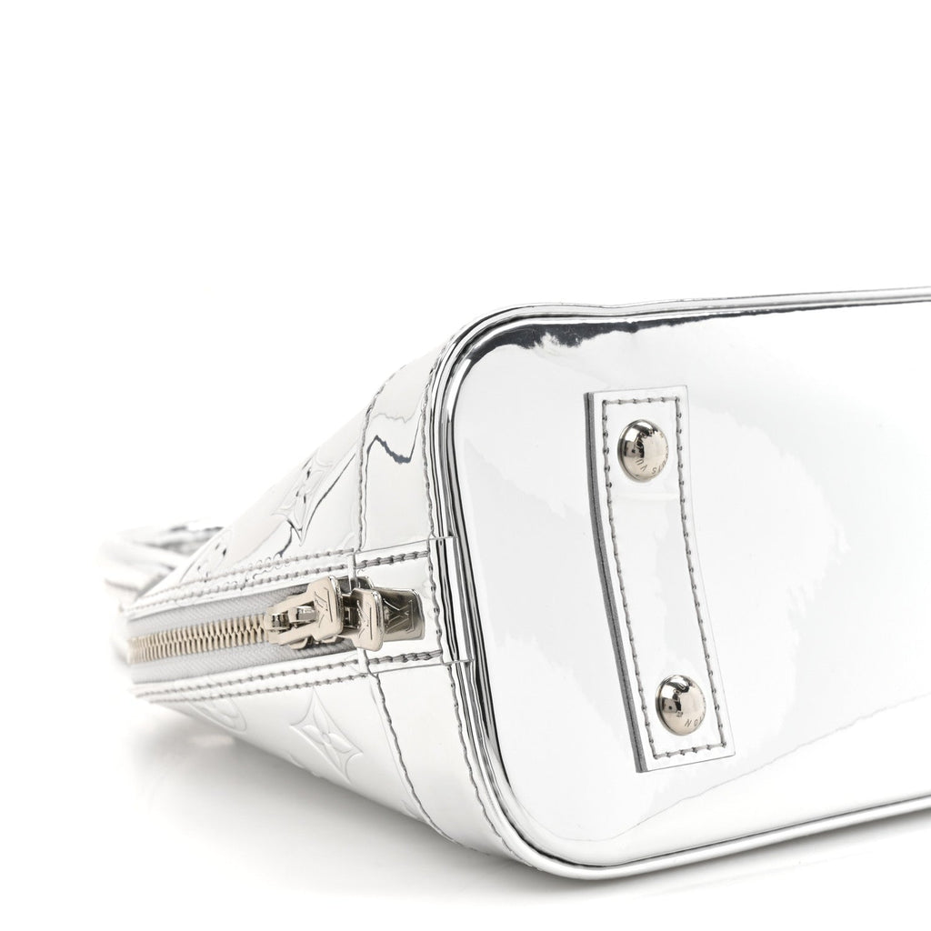 Louis Vuitton Monogram Miroir Alma BB Silver