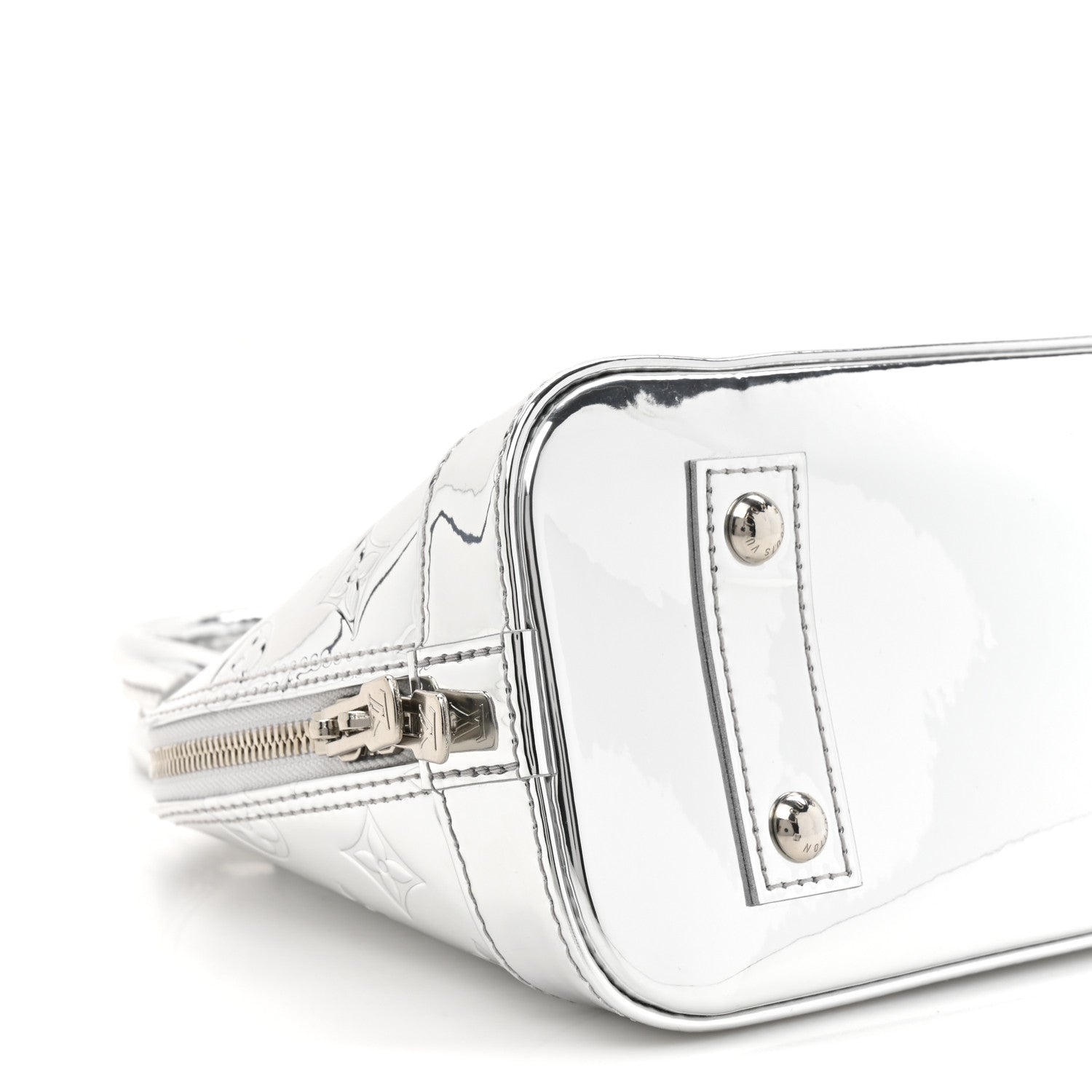 Louis Vuitton Monogram Miroir Alma BB Silver