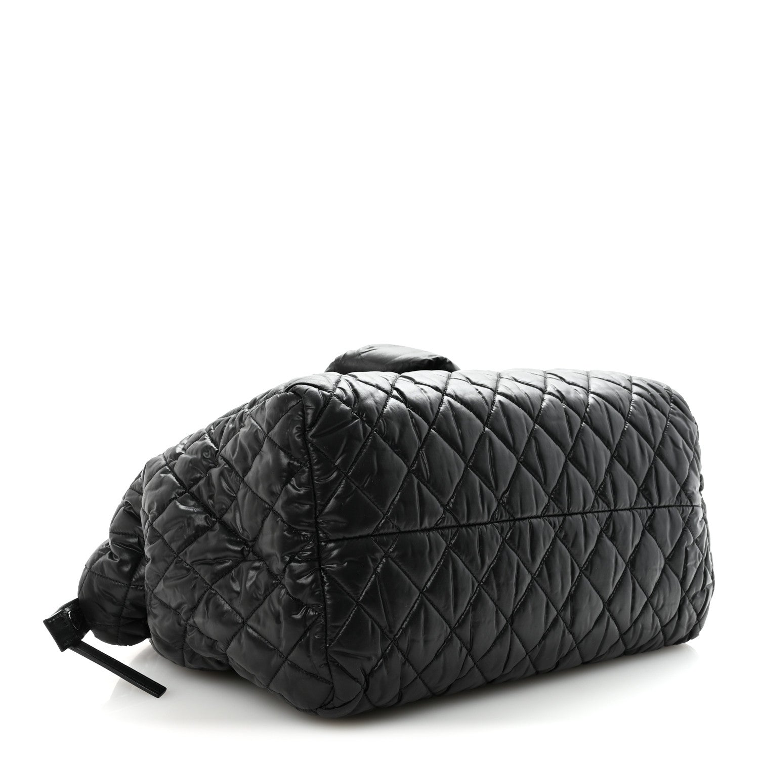 Chanel Nylon Quilted Medium Coco Cocoon Tote Black