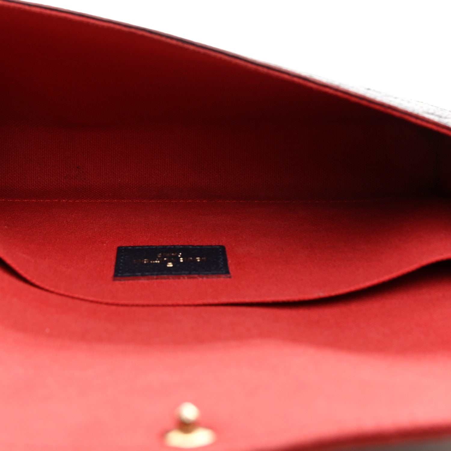 Louis Vuitton Empreinte Pochette Felicie Chain Wallet Marine Rouge