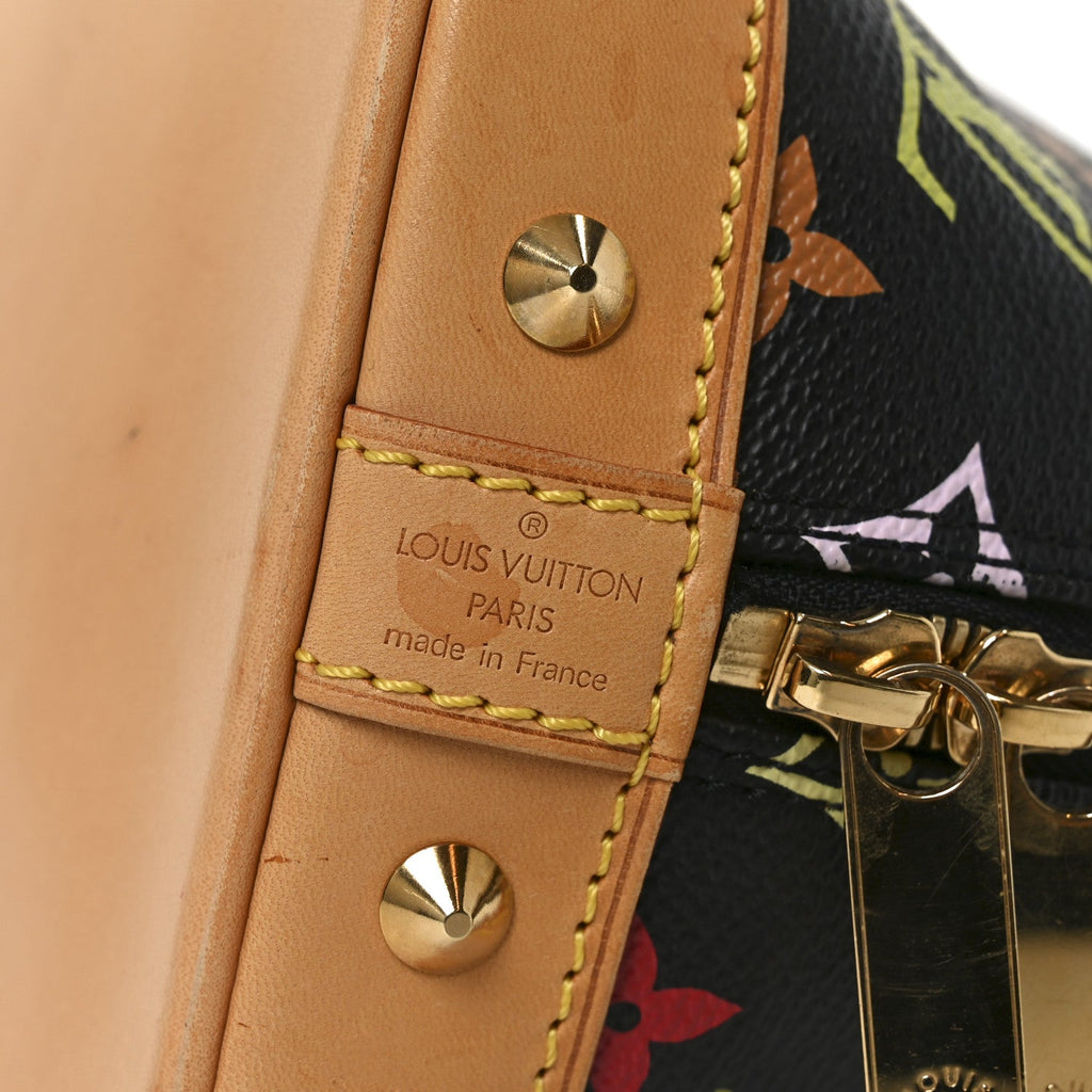 Louis Vuitton Monogram Multicolor Alma PM Black