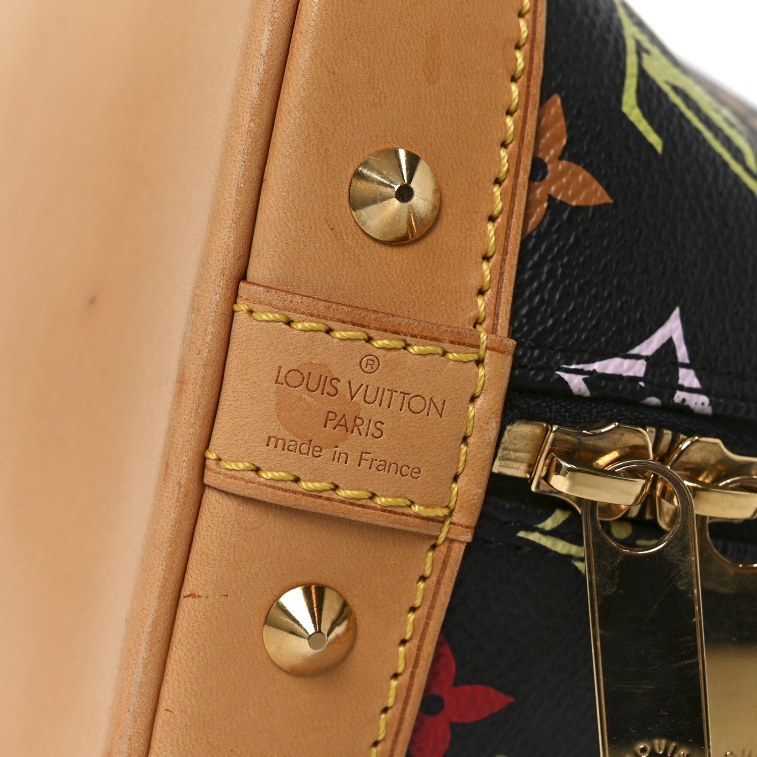 Louis Vuitton Monogram Multicolor Alma PM Black