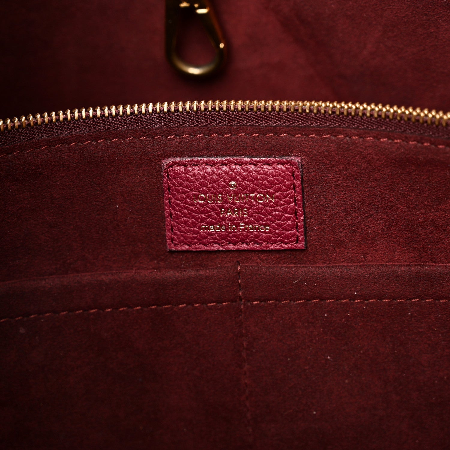 Louis Vuitton Calfskin Monogram Kimono Tote Grape