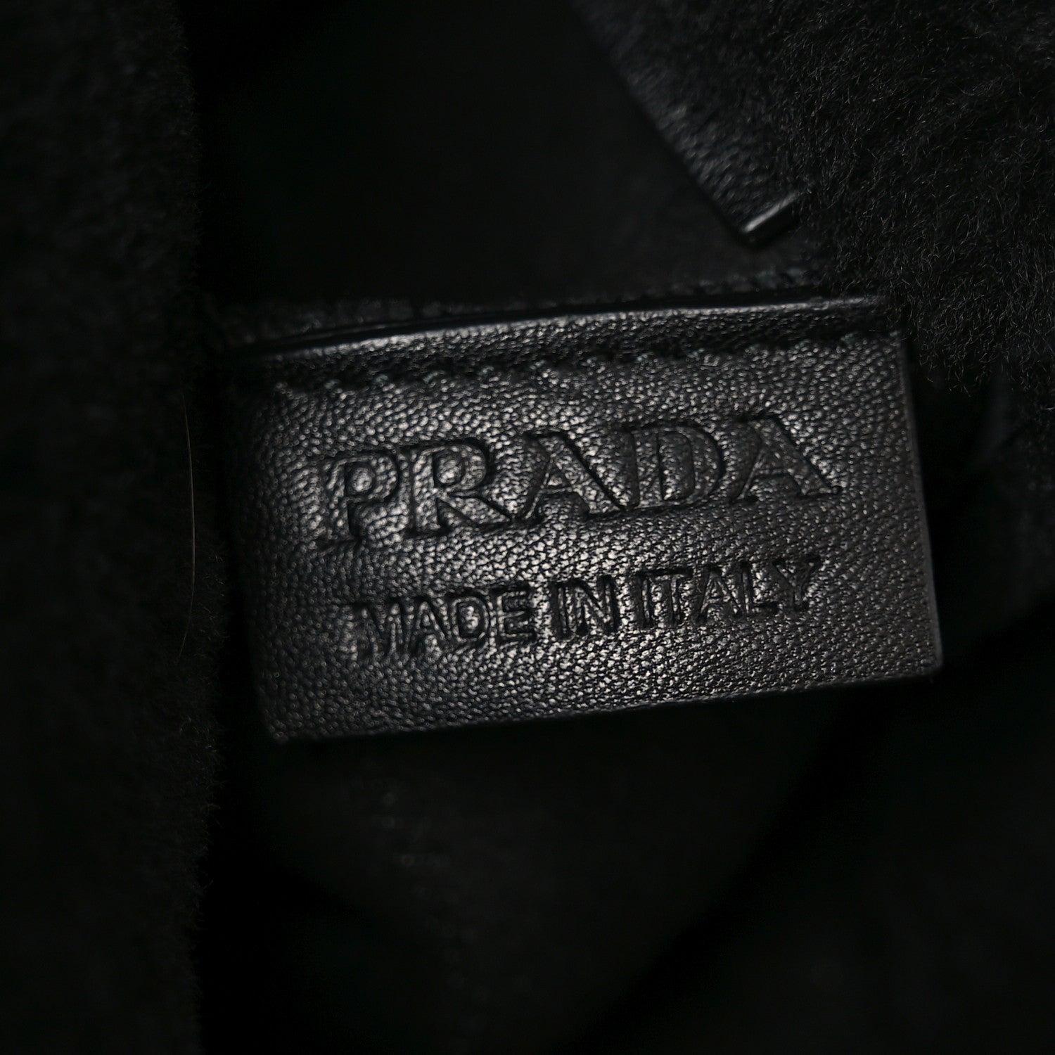 Prada Shearling Nappa Triangle Quilted Patchwork System Tote Black