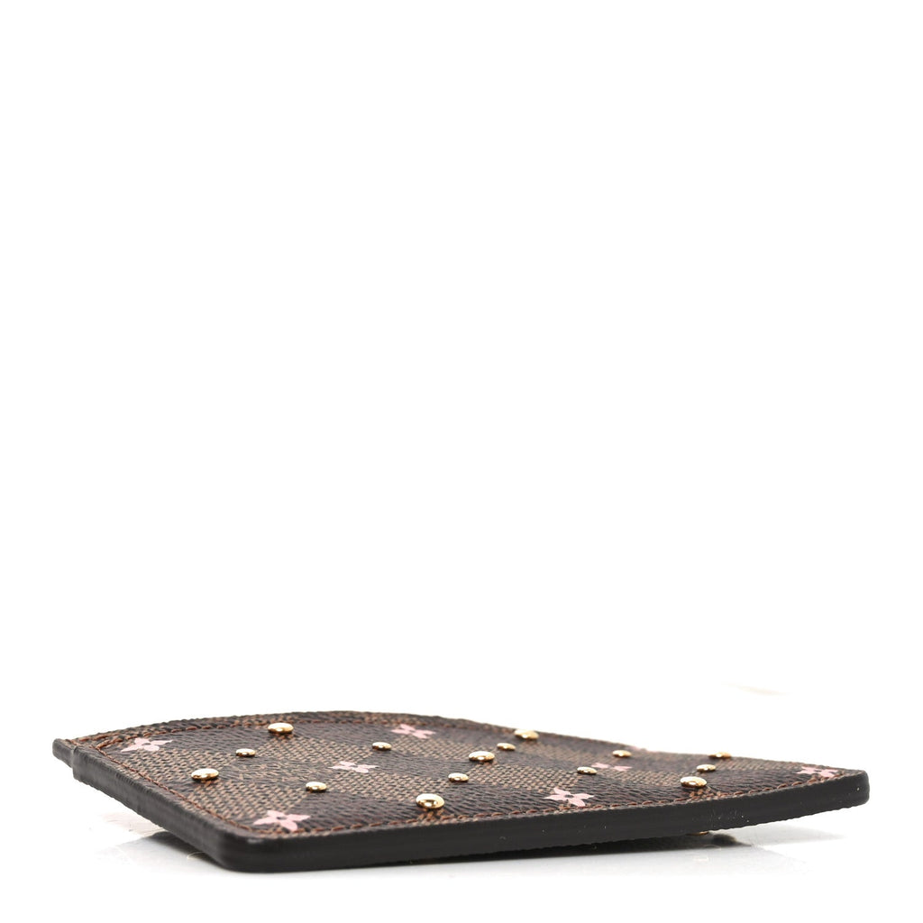 Louis Vuitton Damier Ebene Studded Card Holder