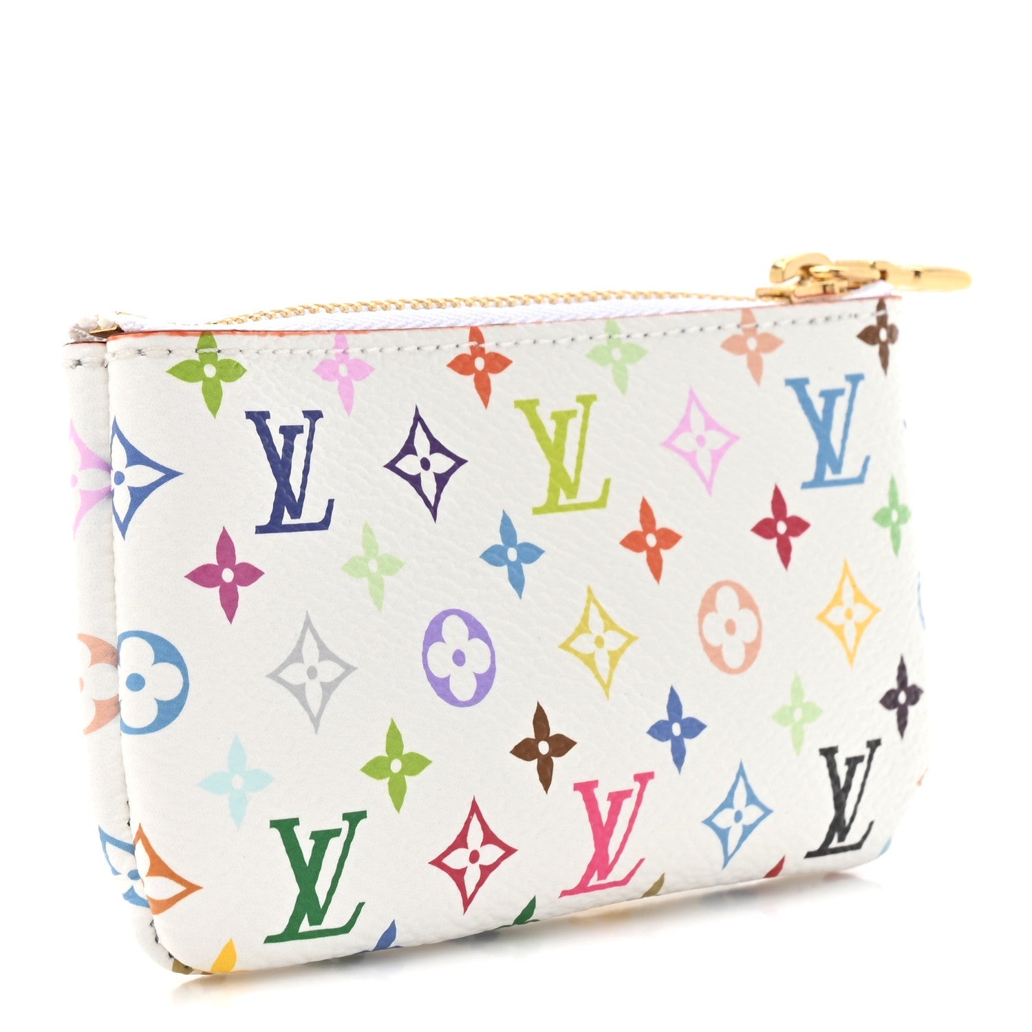 Louis Vuitton LV X TM Monogram Multicolor Key Pouch White