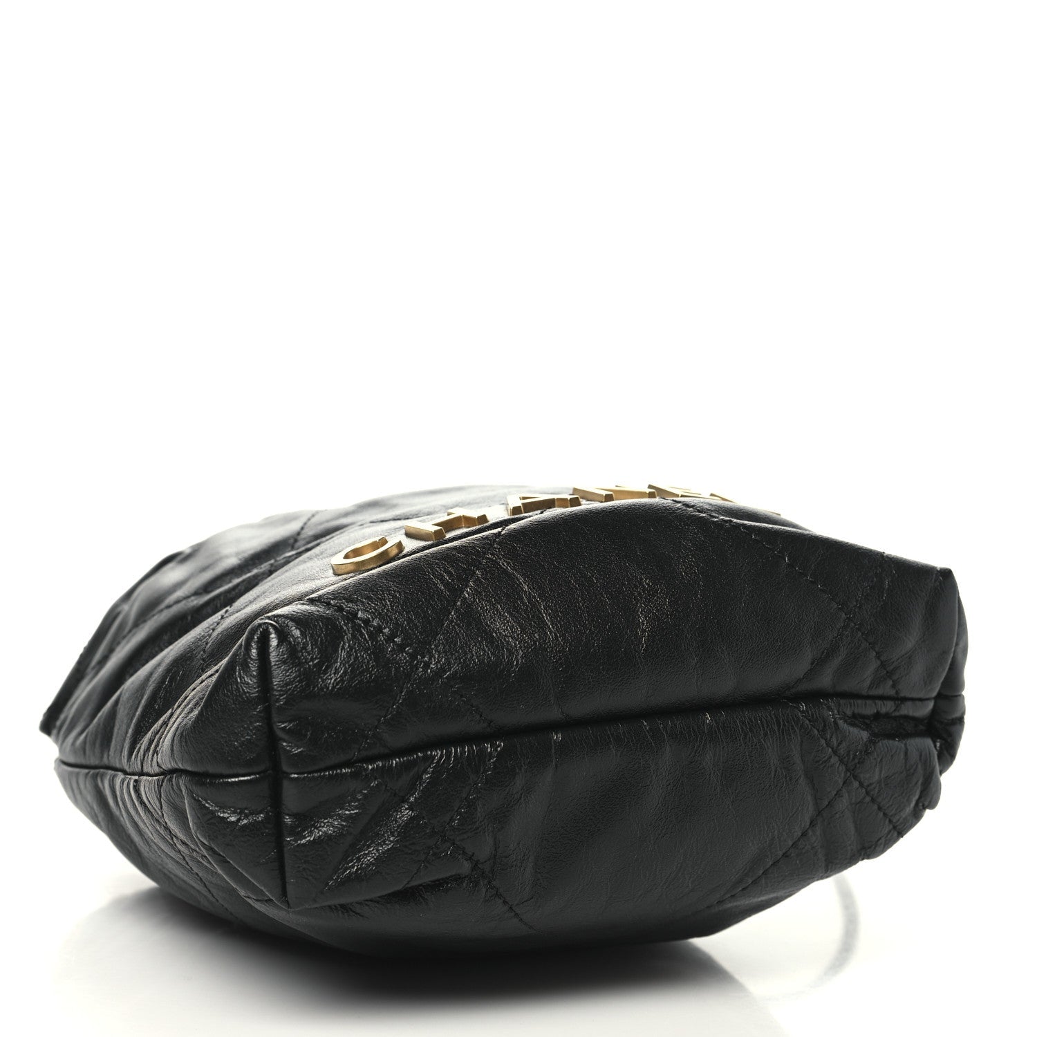 Chanel Shiny Calfskin Quilted Mini Chanel 22 Black