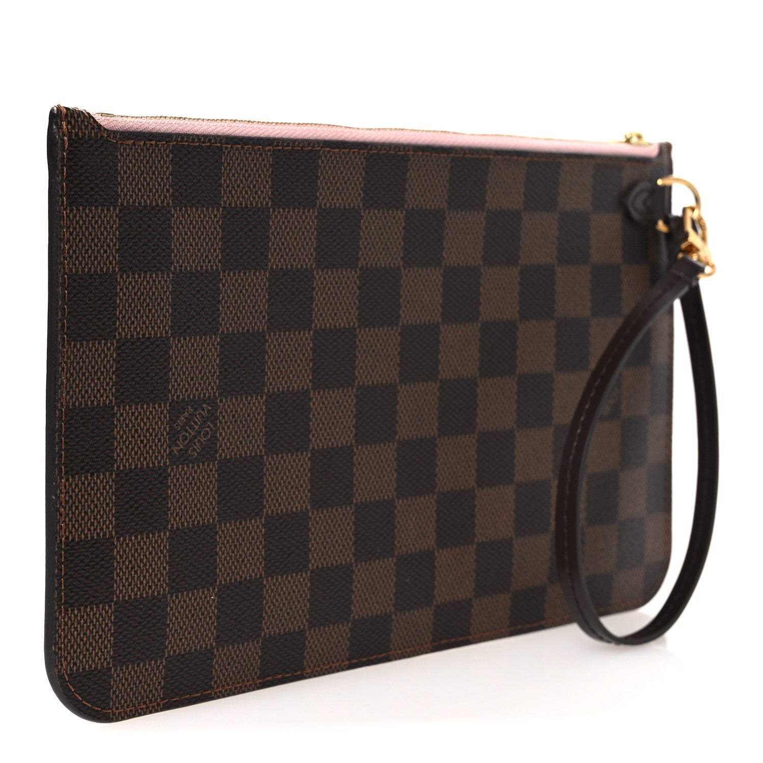 Louis Vuitton Damier Ebene Neverfull MM GM Pochette Rose Ballerine