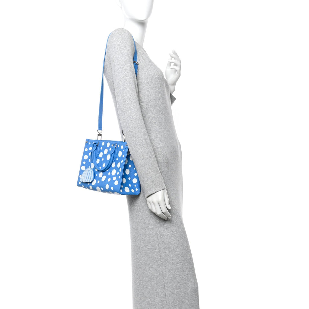 Louis Vuitton LV X YK Empreinte Monogram Giant Onthego PM Blue White