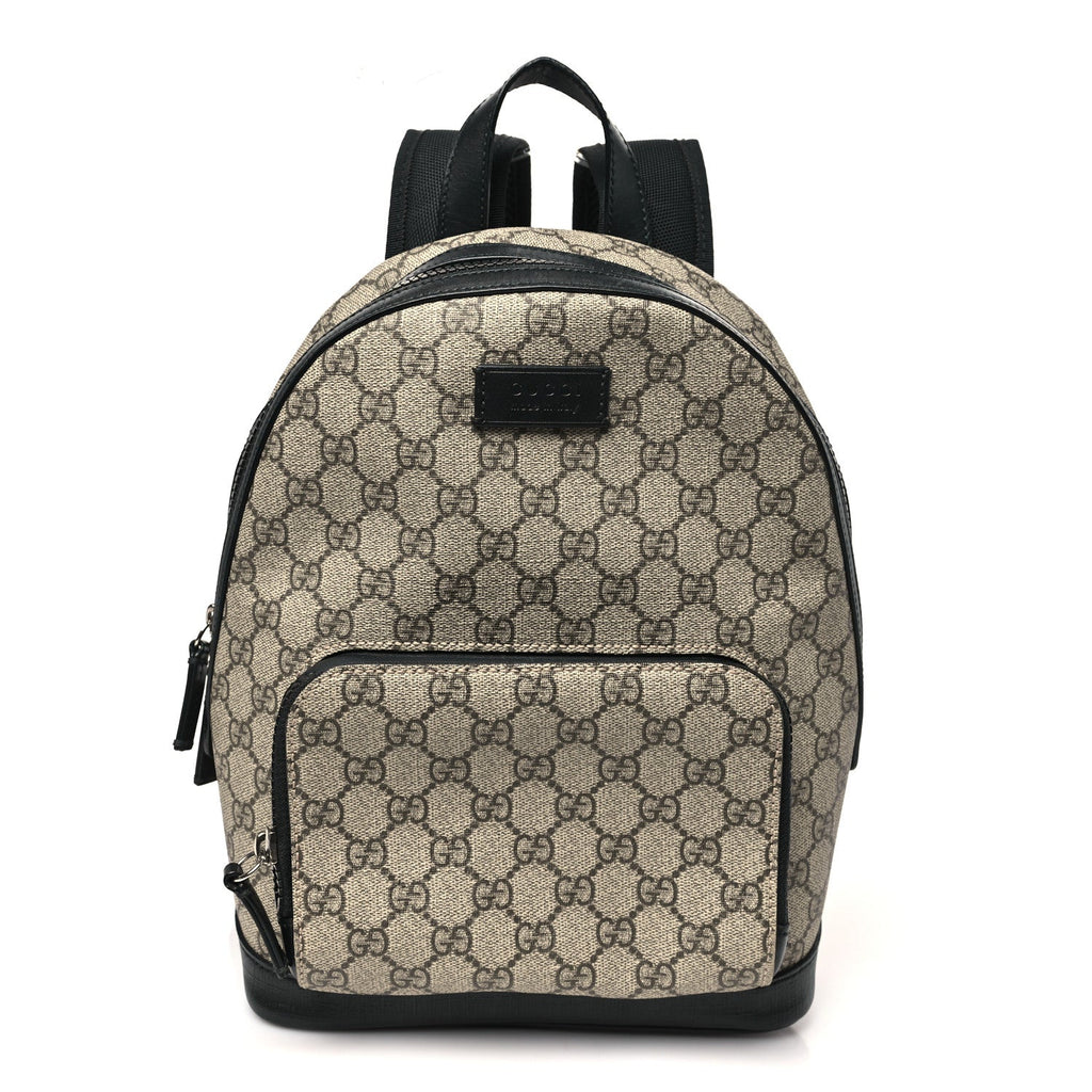 Gucci GG Supreme Monogram Small Eden Day Backpack Black