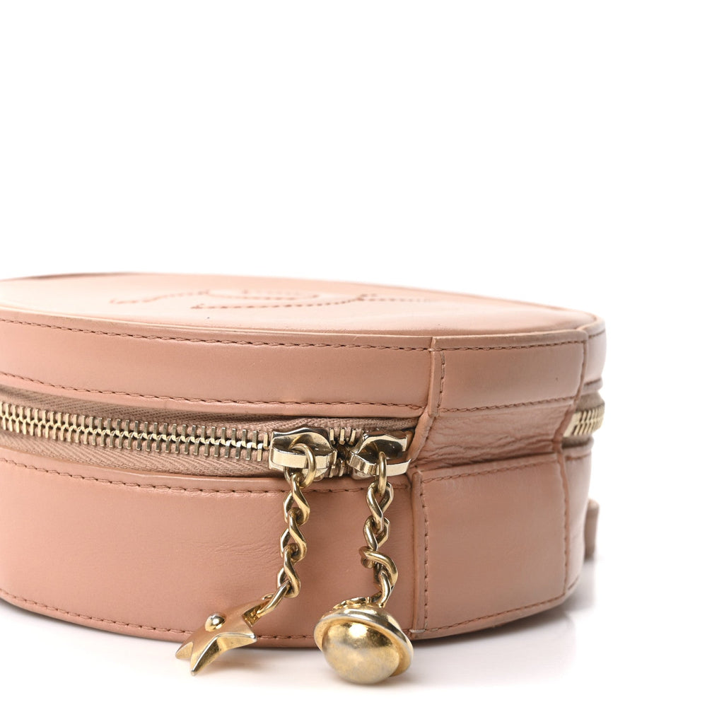 Chanel Calfskin Round As Earth Evening Bag Beige