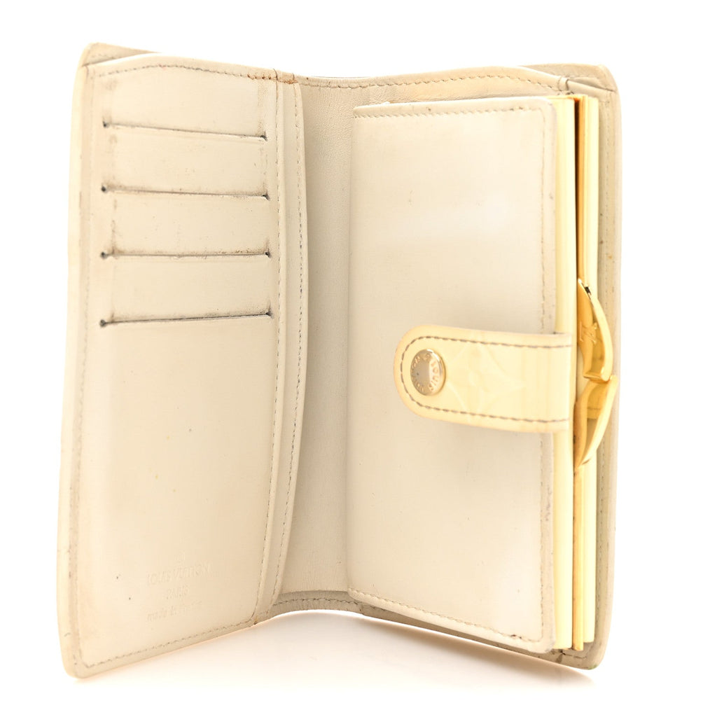 Louis Vuitton Vernis French Purse Wallet Perle