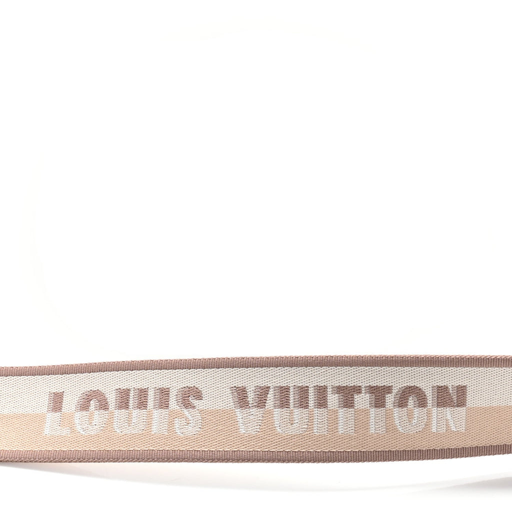 Louis Vuitton Jacquard Speedy Bandouliere 20 Shoulder Strap Beige Brown