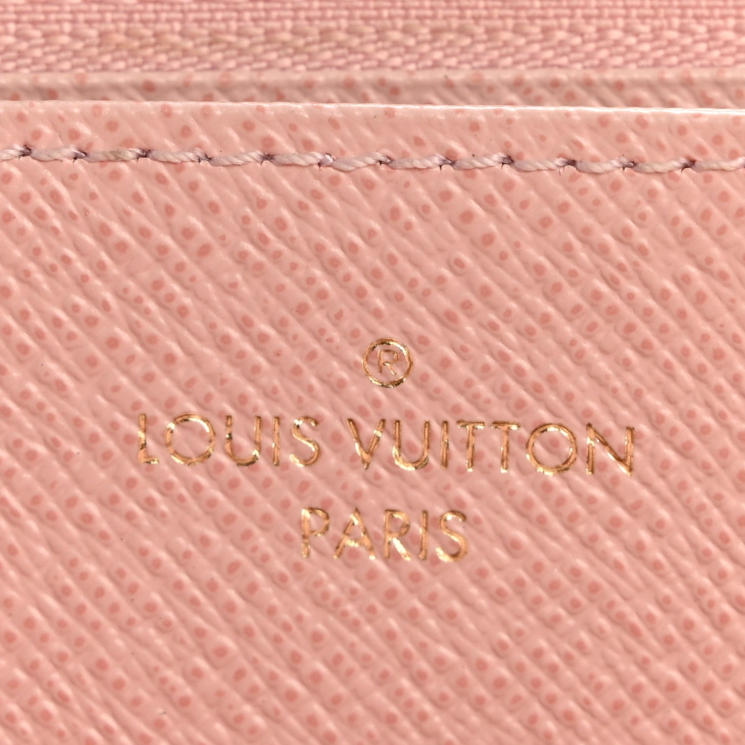 Louis Vuitton Monogram Zippy Wallet Rose Ballerine