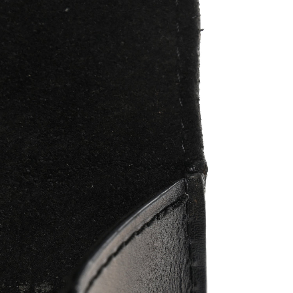 Louis Vuitton Calfskin Chain Louise MM Black