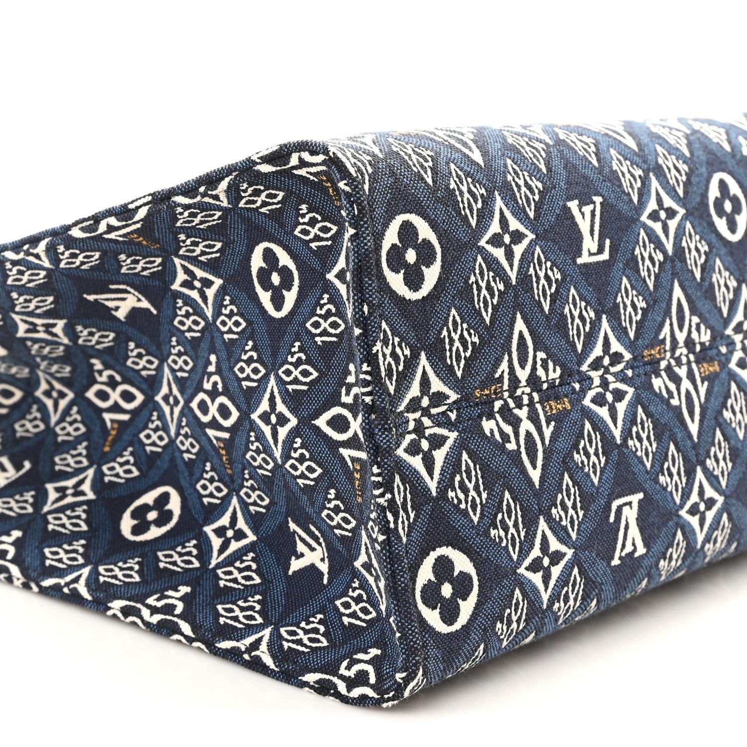 Louis Vuitton Jacquard Since 1854 Onthego MM Blue