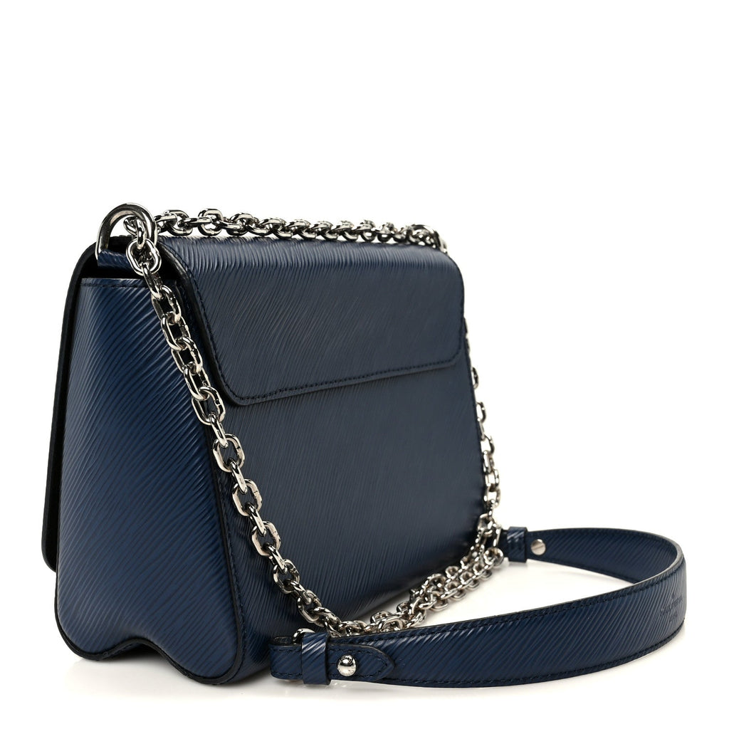 Louis Vuitton Epi Twist Shoulder Bag MM Navy
