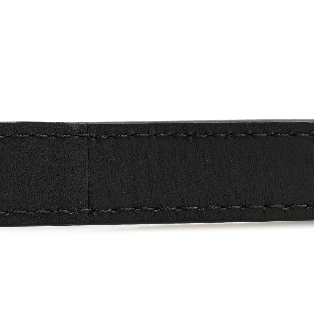 Louis Vuitton Calfskin 18mm Adjustable Shoulder Strap Black