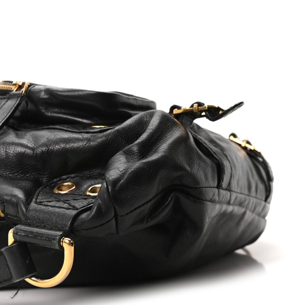 Gucci Calfskin Medium Darwin Convertible Backpack Black