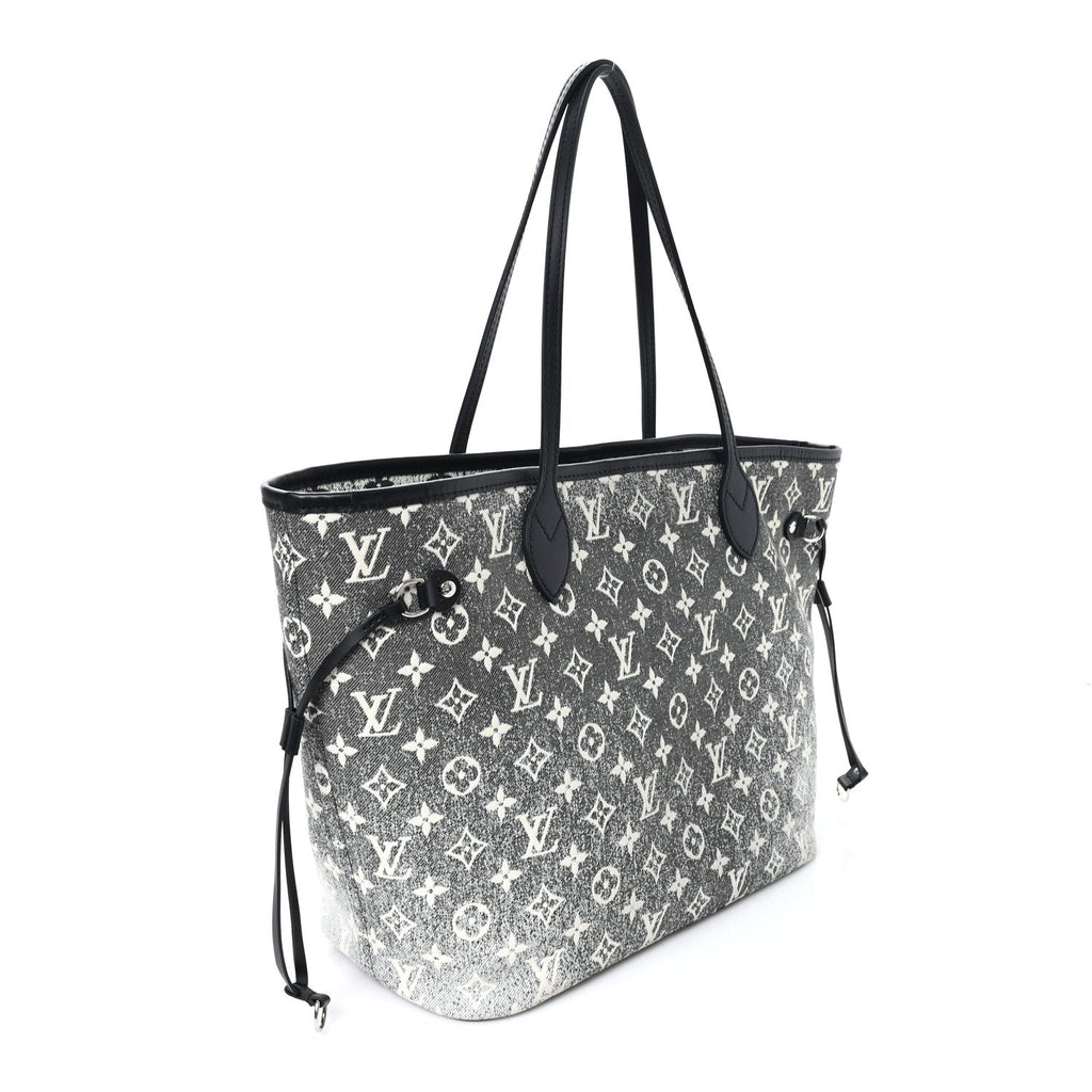 Louis Vuitton Denim Monogram Jacquard Neverfull MM Grey