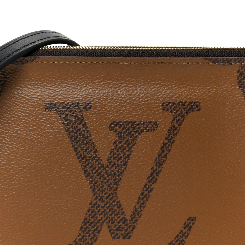Louis Vuitton Reverse Monogram Giant Double Zip Pochette