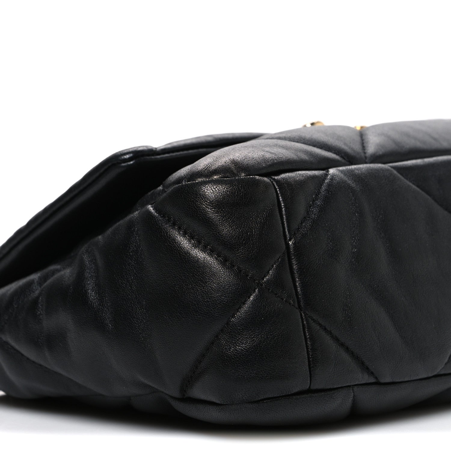 Chanel Lambskin Quilted Medium Chanel 19 Flap Black