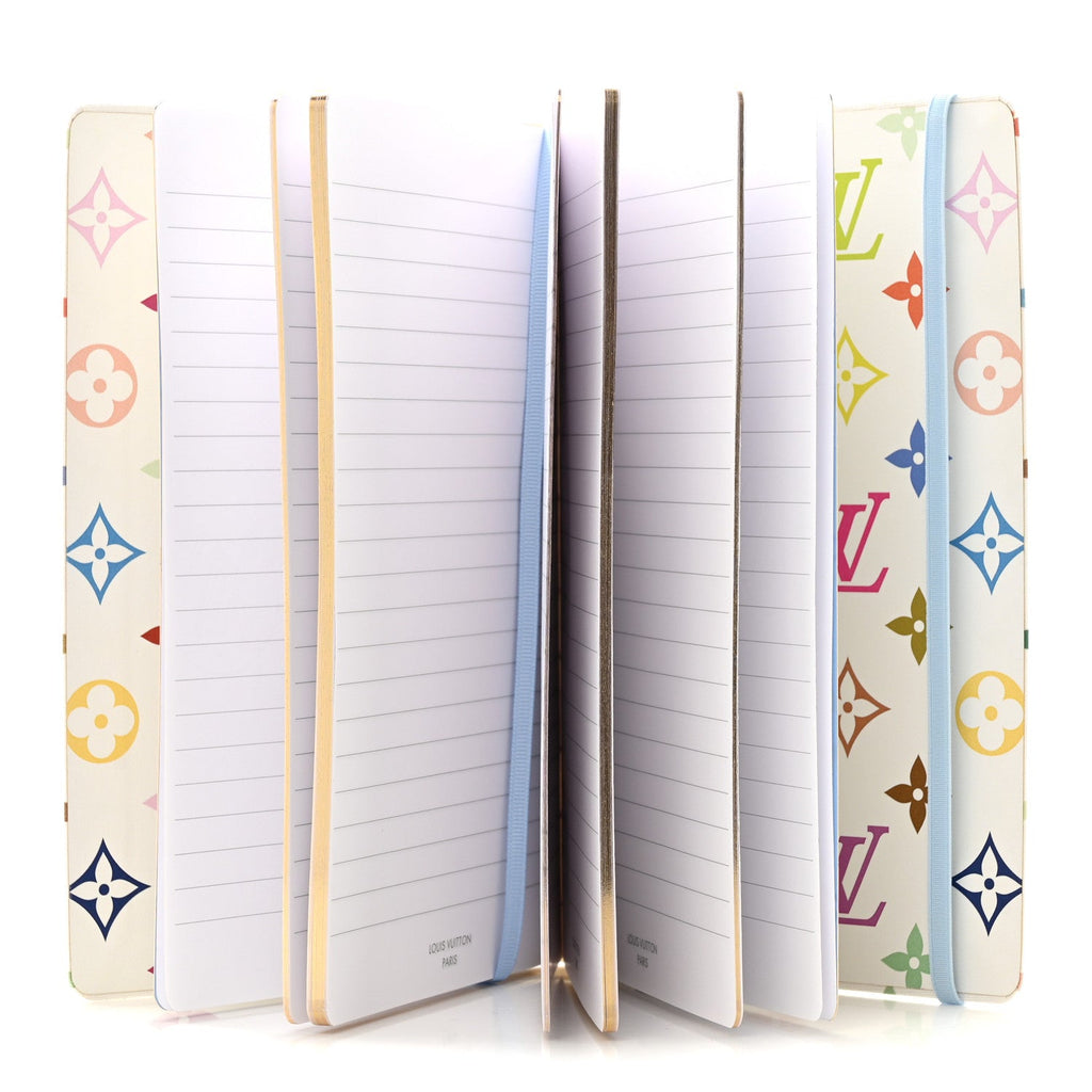 Louis Vuitton LV x TM Monogram Multicolor Jane Notebook MM White