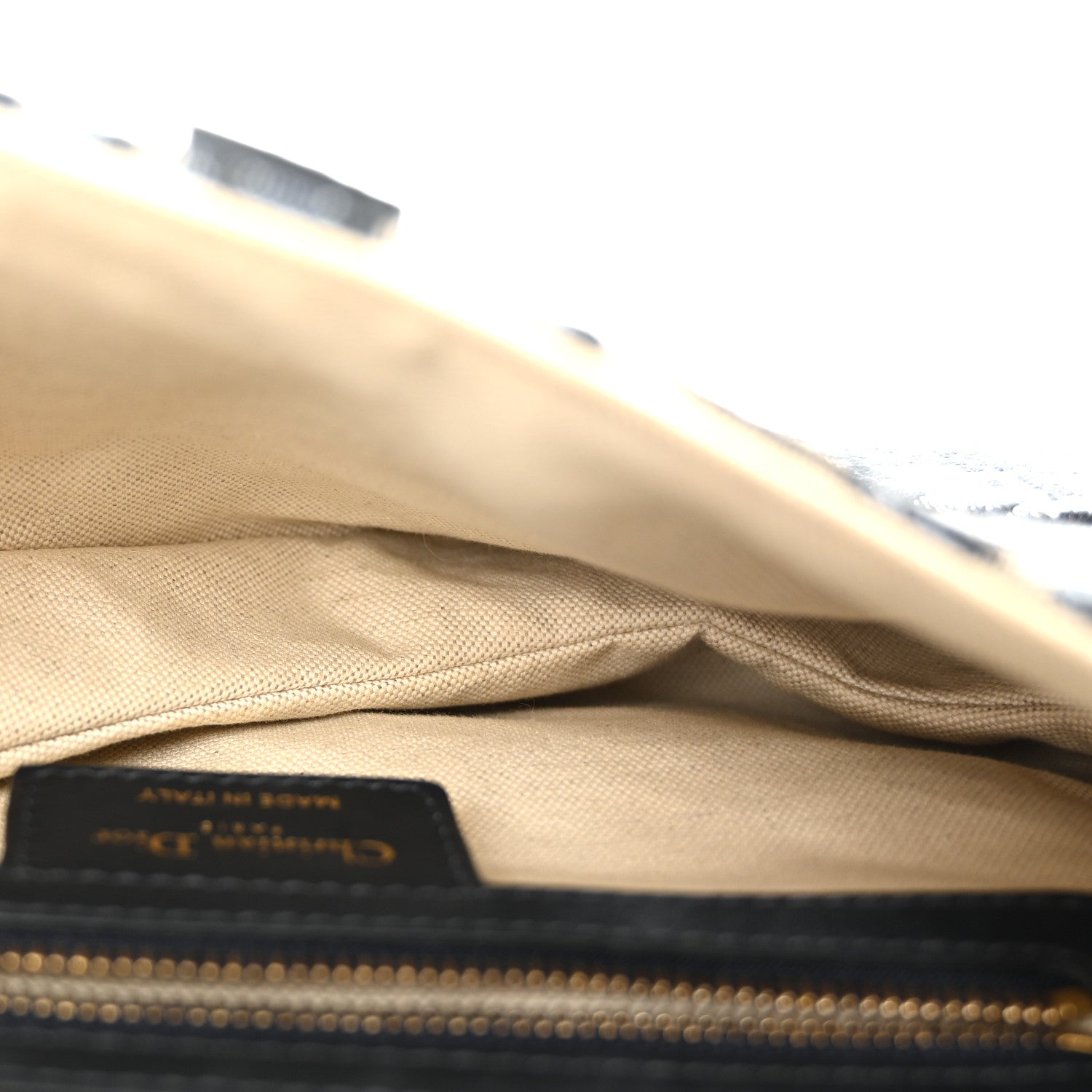 Christian Dior Oblique Saddle Bag Blue