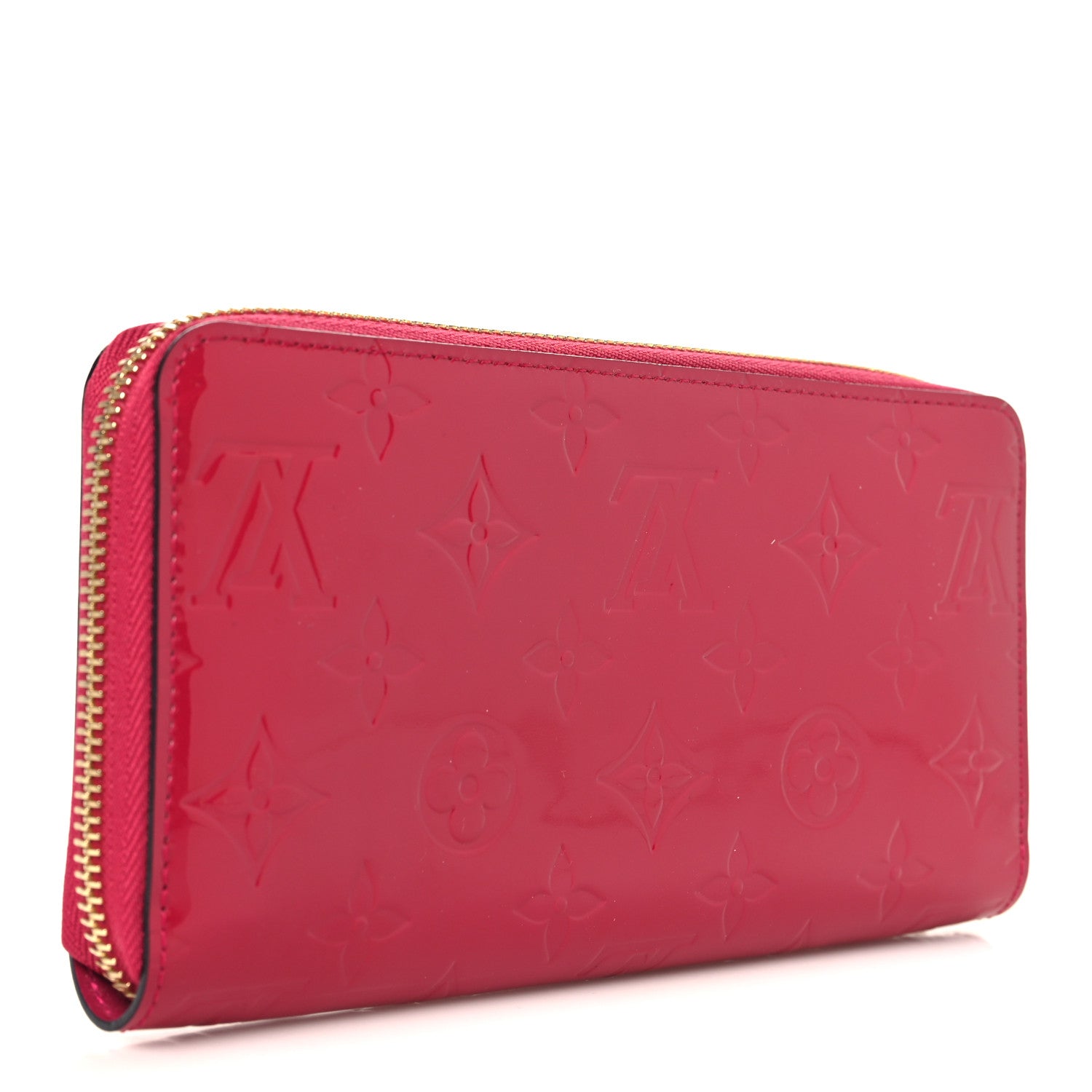 Louis Vuitton Vernis Zippy Wallet Fuchsia