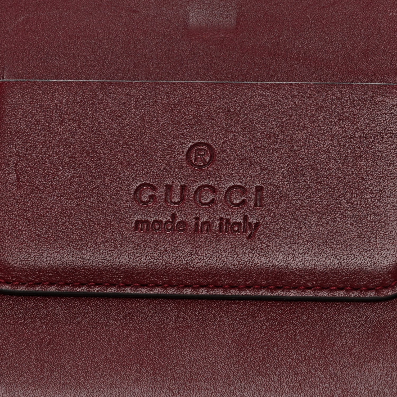 Gucci Crepe Wool Silk GG Monogram Go Small Shoulder Bag Rosso Ancora