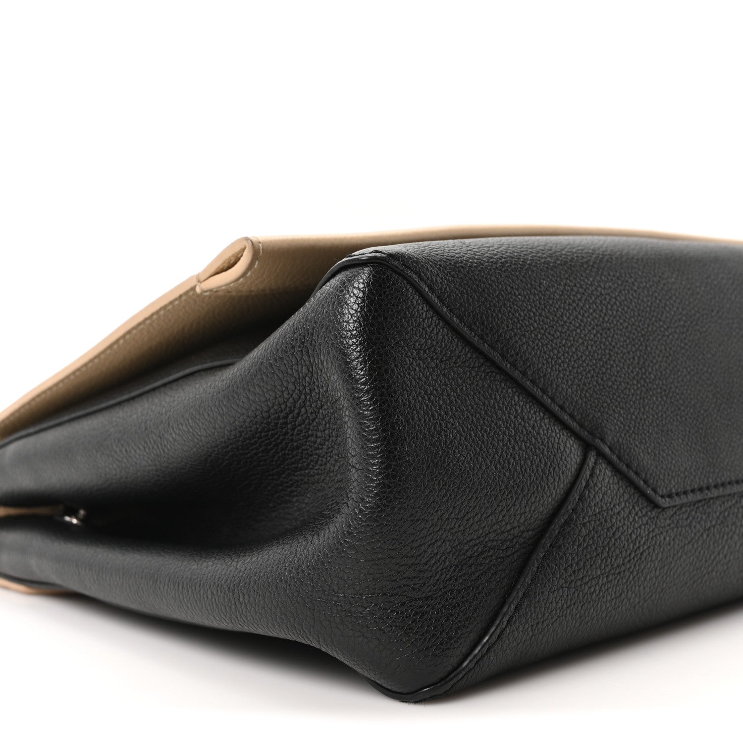 Louis Vuitton Soft Calfskin Lockme II Top Handle Vanille Black