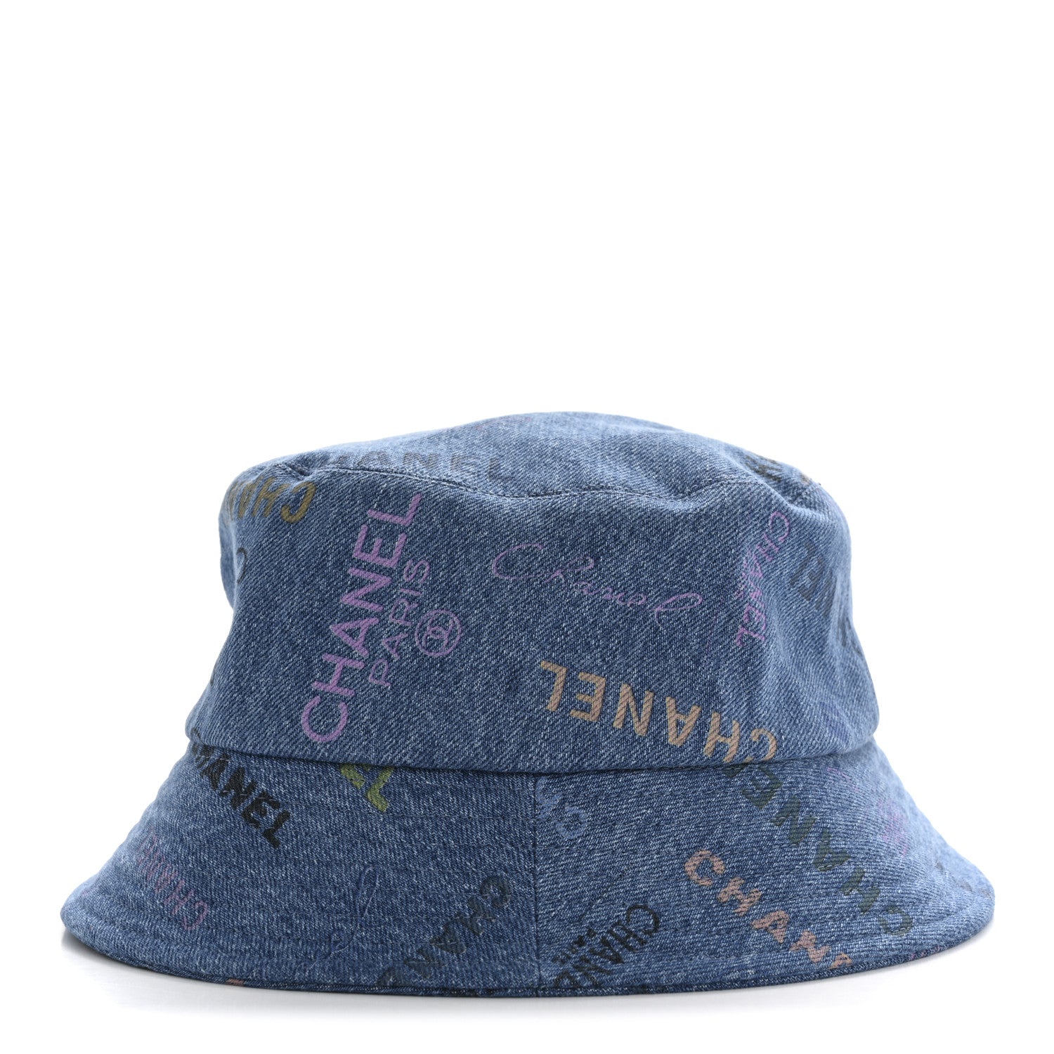 Denim Mood Cloche Bucket Hat L Blue