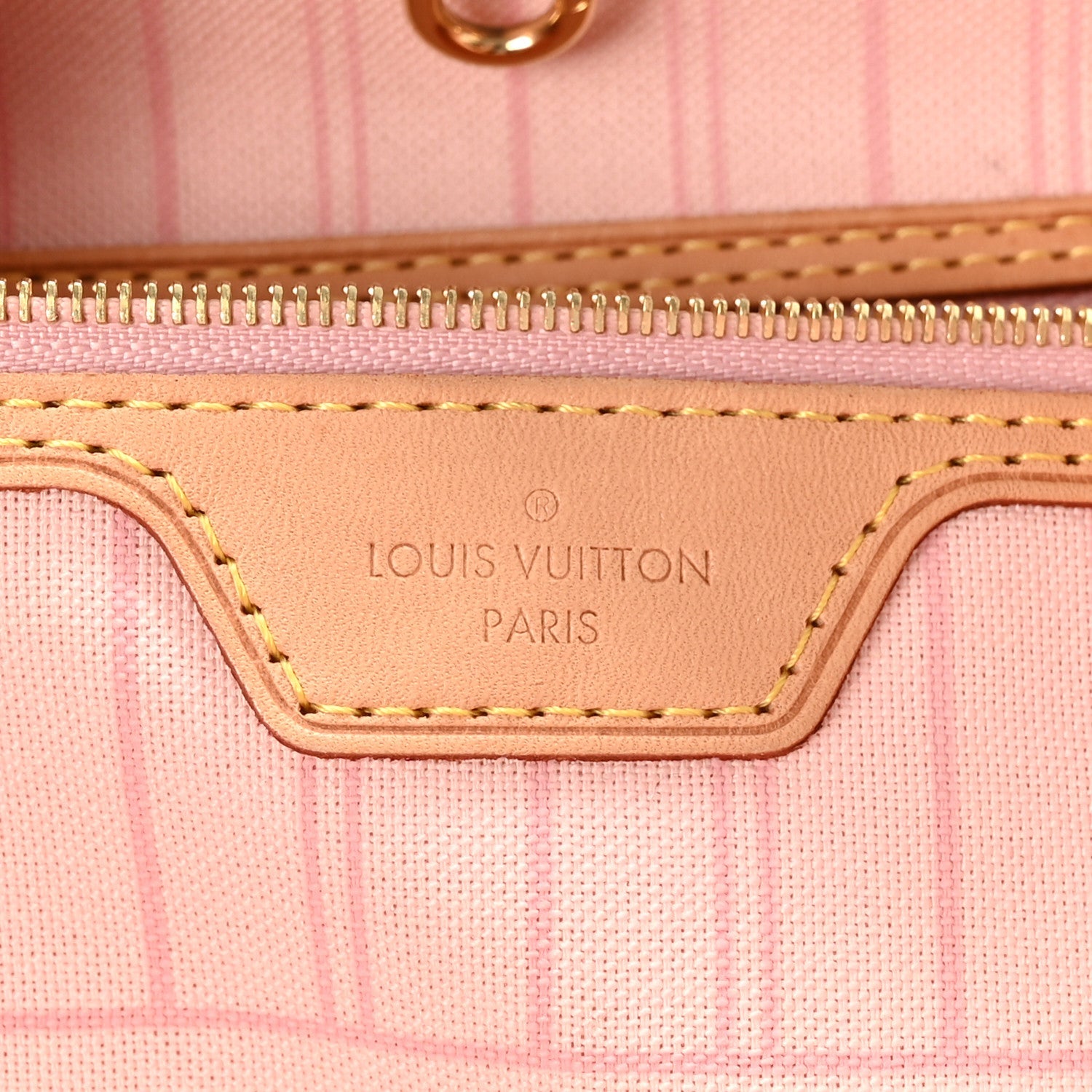 Louis Vuitton Damier Azur Neo Neverfull MM Rose Ballerine
