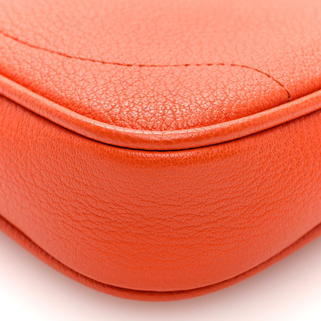 Gucci Goatskin Mini Aphrodite Shoulder Bag Orange