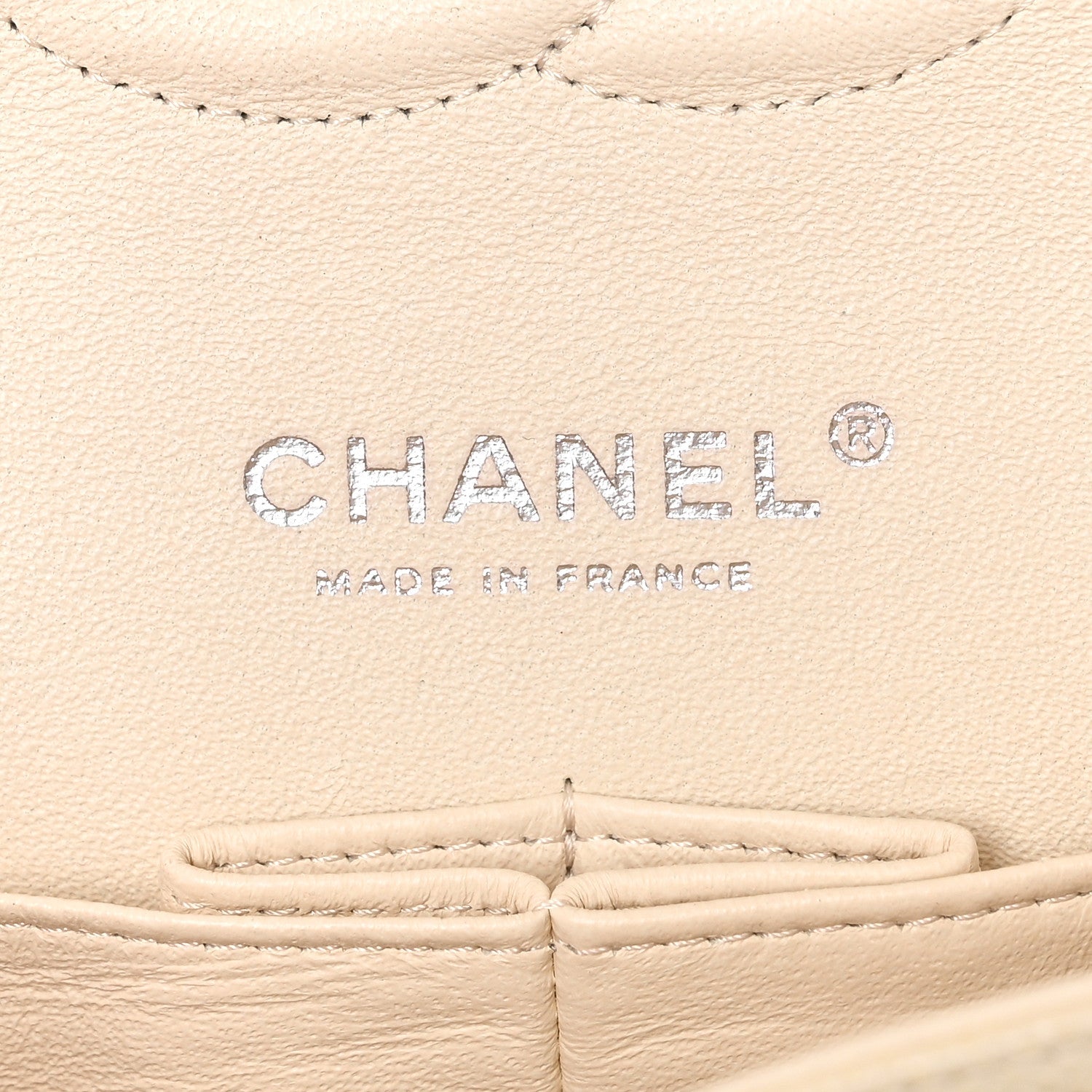 Chanel Iridescent Caviar Quilted Medium Double Flap White