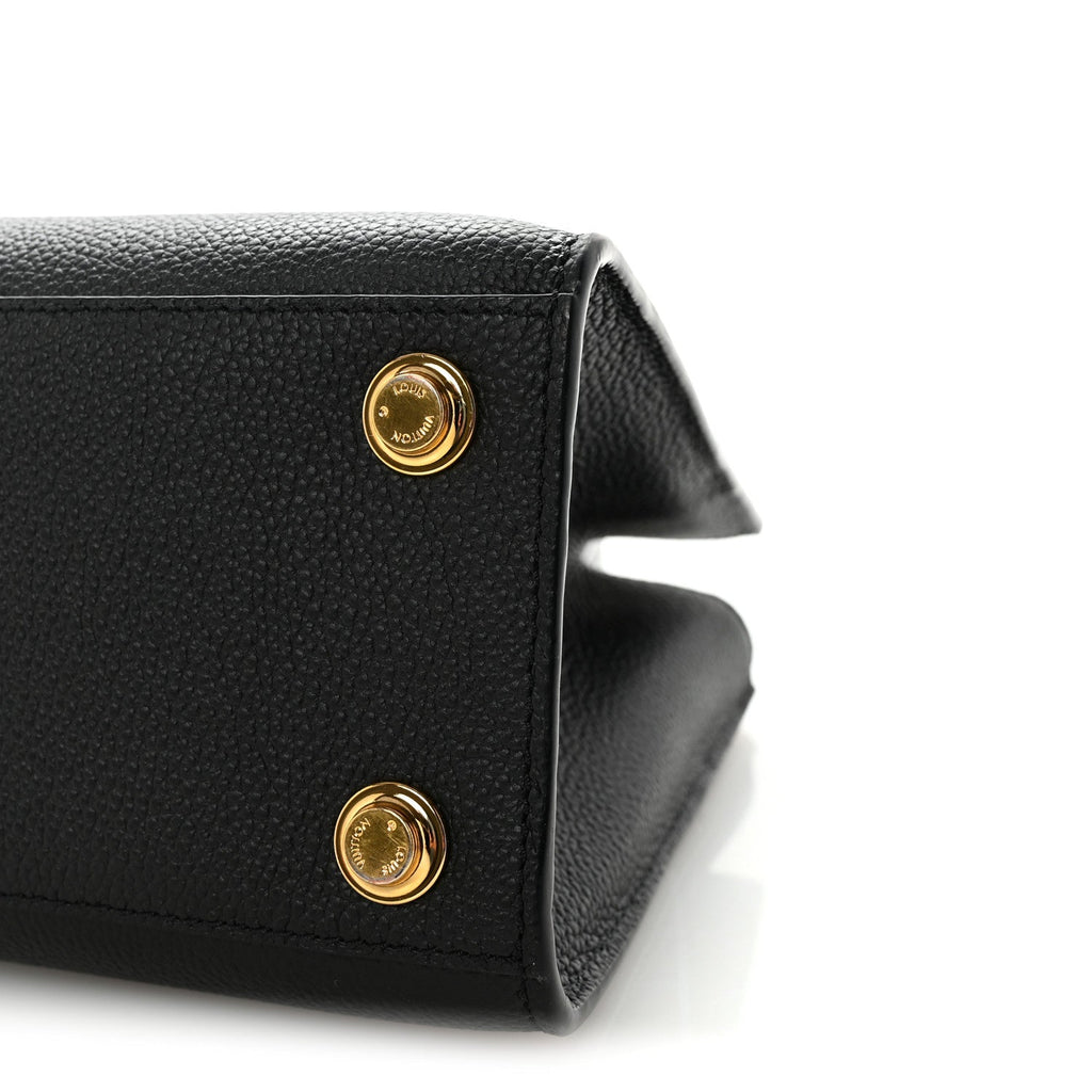 Louis Vuitton Calfskin City Steamer Mini Black