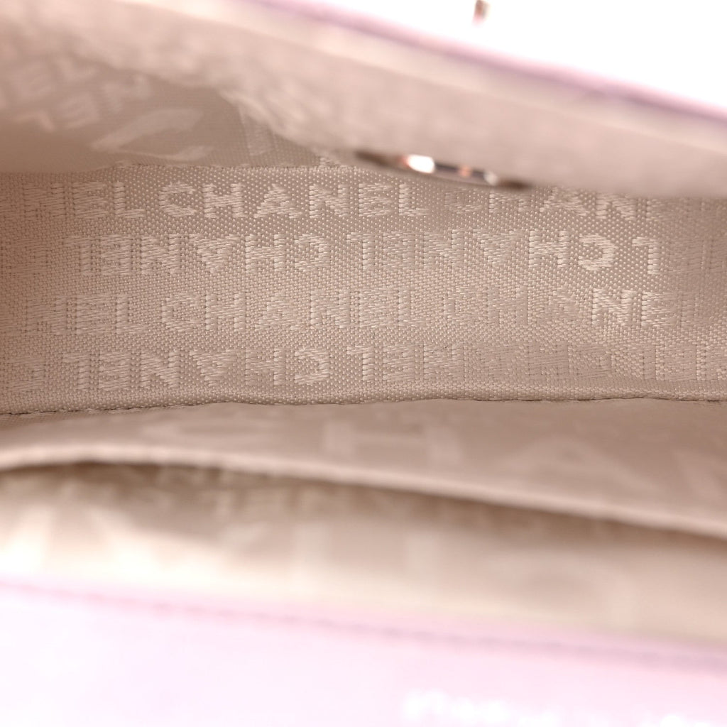 Chanel Lambskin Quilted Extra Mini Valentine Flap Lilac
